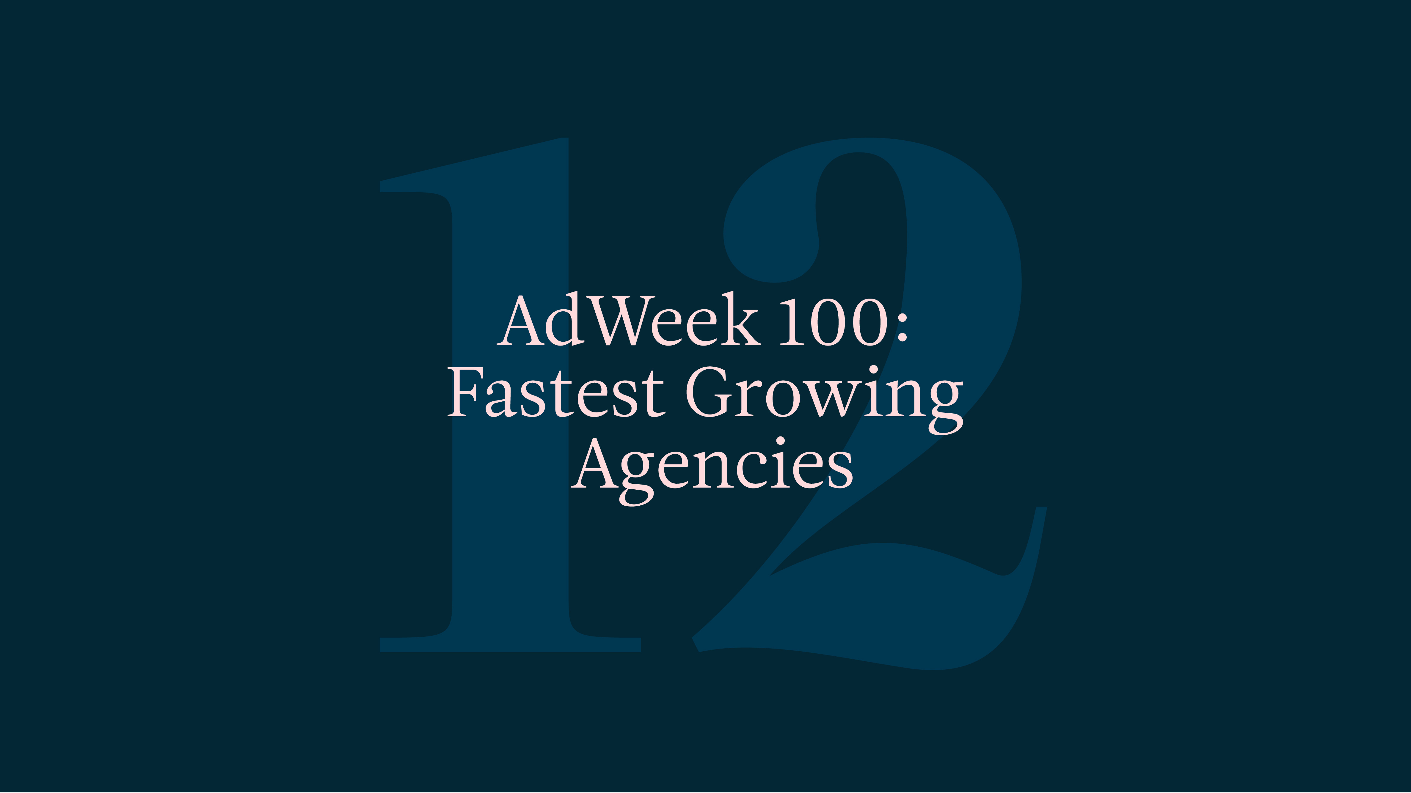 Social Studies Named One of Adweek’s “Fastest Growing Agencies”