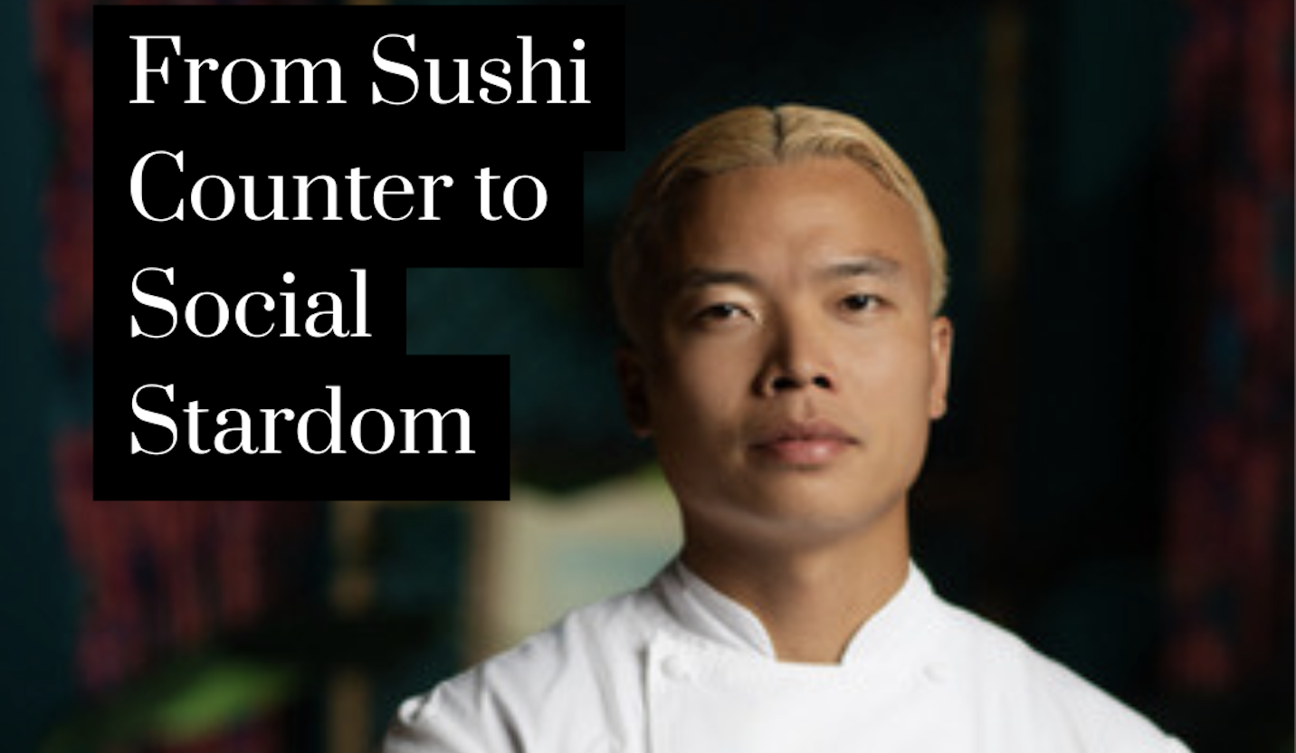 From Sushi Counter to Social Stardom: How Wei Chen Is Building a ...